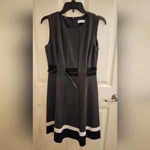 calvin klein sequin cowl back dress Calvin Klein Gown Dress Sequin Cap Sleeve Cowl Back Champagne Size 10